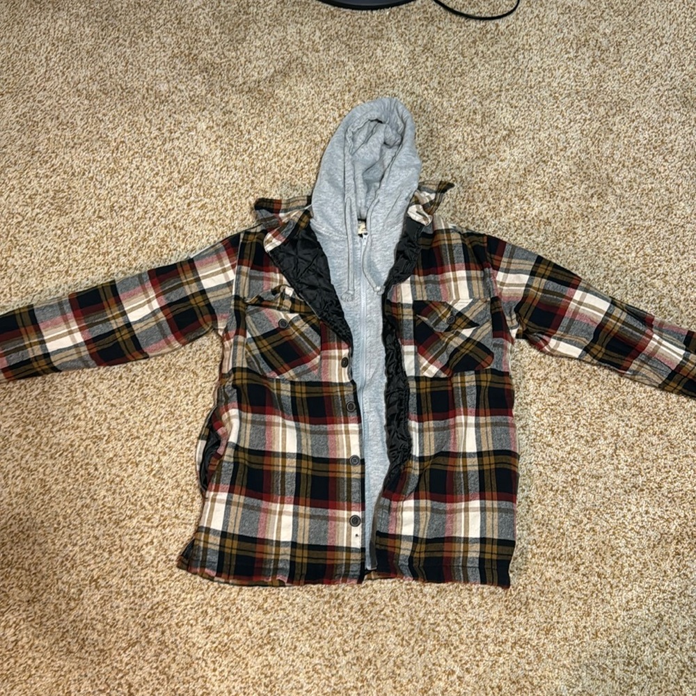 Flannel, Cotton lined Jacket Size S